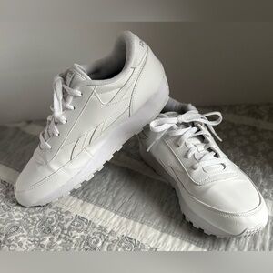 Reebok Bright White Classic Renaissance Sneakers 9.5